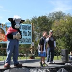 The Railroad Museum of Pa's mascot, Catcher, was the guest judge for the Yell Off event.